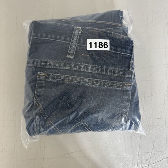 Wrangler‎ Jeans Mens Sz 33x30* Blue Distressed Cowboy Western Workwear Denim - Picture 9 of 9